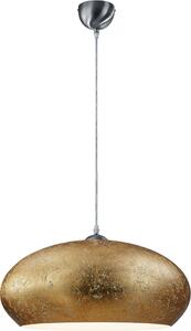 Lampada a sospensione retrò Paralume in metallo dorato Ø 50 cm E27 - eleganti lampade da tavolo da pranzo