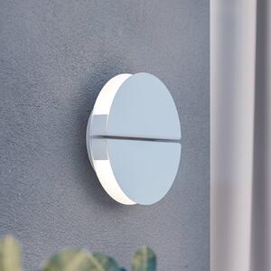 EGLO Applique da esterni Vascella, Bianco / Opale, Acciaio Inox, Moderno, Applique da esterni