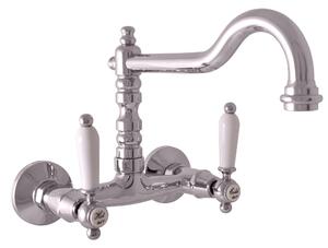 Slezák-RAV Miscelatore per lavello MORAVA RETRO MK502 Colore: oro, Dimensioni: 150 mm
