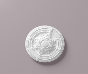Rosone da soffitto NMC R11 ARSTYL Noel Marquet Elemento decorativo classico colore bianco diametro 66 cm