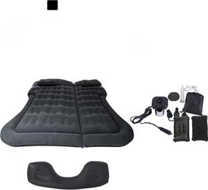 Auto materasso gonfiabile letto portatile aria campeggio Mat nero + impronta Pier