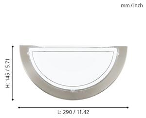 EGLO 83163 - Applique PLANET1 1xE27/60W