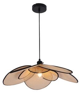 Lampadario a sospensione con filo TOBAGO 1xE27/20W/230V diametro 60 cm beige
