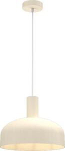 Lampada a sospensione da cucina scandinava color crema Ø30cm E27