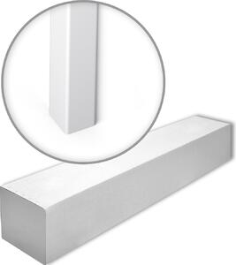 NMC WE1-box WALLSTYL Noel Marquet 1 cartone con 35 strisce decorative Profilo di protezione dei bordi colore moderno bianco | 70 m
