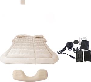 Auto materasso gonfiabile letto portatile aria campeggio Mat Beige + gamba Pier