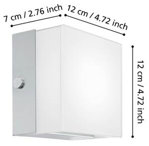 Eglo 95747 - Applique da parete LED ALEA 2 LED/3,7W/230V