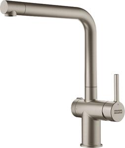 Miscelatore FRANKE ACTIVE L TWIST in OTTICA INOX con bocca fissa / Miscelatore da cucina / Miscelatore monocomando