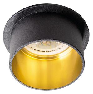 Kanlux 27322 - Lampada da incasso SPAG GU10/35W nero/oro