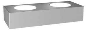 Area applique 2 luci monoemissione grigio 1127-a2-gr