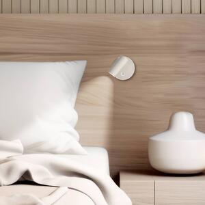 Viokef Applique da parete a LED Tara, dimmerabile, Bianco / Opale, Soggiorno / Sala da pranzo, Metallo, Moderno, Applique a LED