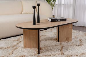 Skye Decor, Sable - Sapphire Oak, Nero, Couchtische, Saphir-Eiche, 119 x 40 x 60 cm