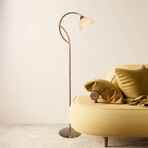 Steinhauer Lampada da terra Anthea, Bronzo / Ottone antico, Soggiorno / Sala da pranzo, Metallo, Lampada da terra