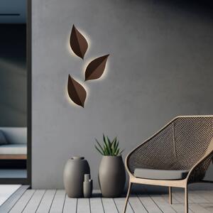 Viokef Applique da esterni a LED Amalfi, Marrone / Ruggine, Alluminio, Moderno, Applique LED da esterni