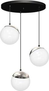 Plafoniera Sfera luce a sospensione nera Plafoniera