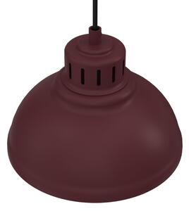 Lampadario a cavo SVEN 1xE27/15W/230V bordeaux