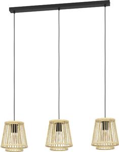 Eglo 43853 - Lampadario a sospensione con filo HYKEHAM 3xE27/40W/230V