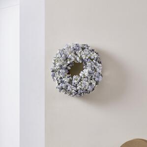 Eglo 428206 - Corona di fiori artificiali SOLVANG diametro 35 cm blu