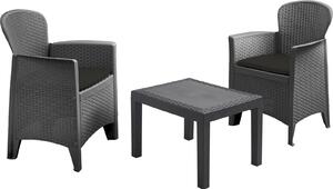 Set da giardino in plastica da 3 pezzi (042280160)