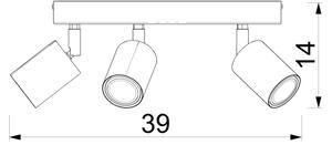 Faretto a 5 luci FUN 5xGU10/8W/230V rosa