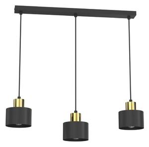 Lampadario a sospensione con cavo PARKLA 3xE27/15W/230V nero