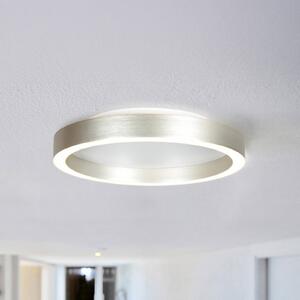 Steinhauer Plafoniera a LED Ringlux, dimmerabile, Alluminio / Grigio / Zincato, Soggiorno / Sala da pranzo, Metallo, Moderno, Plafoniera LED
