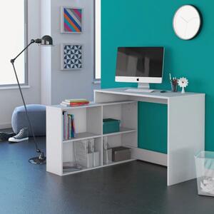 Scrivania Demeyere CORNER, bianco opaco, 111,9x100,7x76,7 cm, forma a L
