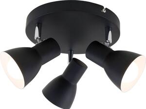Lampada da soffitto Spot Retro orientabile E14 25 W metallo nero Briloner