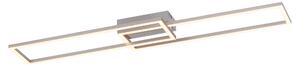 JUST LIGHT Plafoniera LED 14023-55 acciaio, 30,2 W, 4500 lm, 3000 K