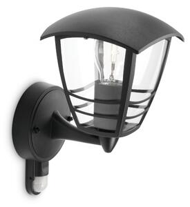 Philips myGarden lampada da parete per esterni Creek, rilevatore di movimento, 60W, nero, 153883016