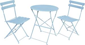 Akord Set Di Mobili Da Balcone Orion Blu 42X35X42 Cm
