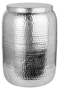 Tavolino da 50 cm, argento, design moderno, per il soggiorno. ACQUISTA ORA