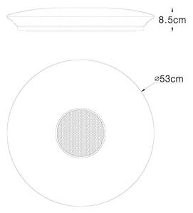 GLOBO 41329N - Plafoniera dimmerabile RGBW NICOLE LED/50W/230V + +TC