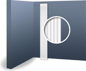 Orac Decor K250 Luxxus Stucco Pilastro Elemento decorativo da parete Materiale espanso rigido leggero e stabile Bianco | 2 Metri