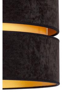Duolla - Lampadario a sospensione con filo DUO 1xE27/15W/230V diametro 40 cm nero/oro