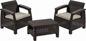 Allibert Corfu Weekend 2+1 marrone / beige