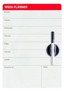 Lavagna magnetica sul frigorifero Planner Week Planner - Balvi