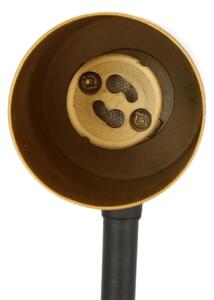 Lampada da muro TINA 1xGU10/15W/230V nero/oro
