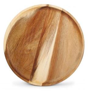 Wood & Food Piatto Rotondo 24 Cm Legno di Acacia