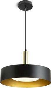 GIULIA 40 nero/marrone dorato ottone 230V LED E27 30W