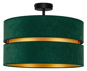 Duolla - Lampadario a plafone DUO 1xE27/15W/230V diametro 40 cm verde/oro