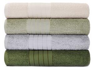 Set di 4 asciugamani da bagno in cotone, 70 x 140 cm Firenze - Bonami Selection