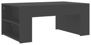 Tavolino da Salotto Nero 100x60x42 cm in Legno Multistrato