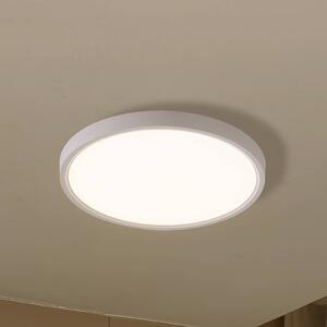 Plafoniera smart Deika Lindby, dimmerabile, Bianco / Opale, Soggiorno / Sala da pranzo, Plastica, Moderno