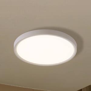 Plafoniera smart Deika Lindby, dimmerabile, Bianco / Opale, Soggiorno / Sala da pranzo, Plastica, Moderno