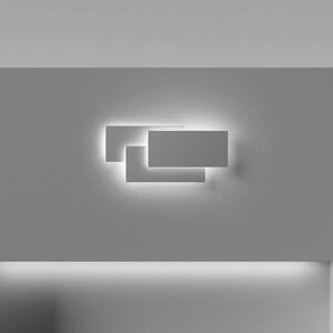 Maytoni Applique da parete a LED Trame, Bianco / Opale, Soggiorno / Sala da pranzo, Metallo, Moderno, Applique a LED
