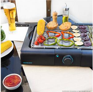 Cecotec Barbecue Elettrico da Tavolo 2400 W Griglia in Acciaio Altezza Regolabile colore Nero PerfectSteak 4200 - 03048