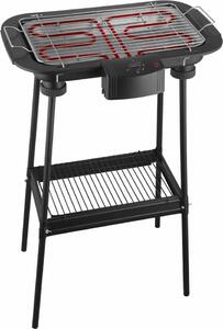 MASTER Barbecue Elettrico da Giardino da Tavolo BBQ da Esterno Potenza 2000 Watt con Termostato - EB02S
