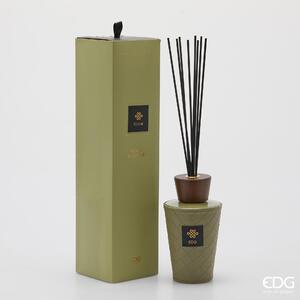 EDG Diffusore di Aromi con Bastoncino 1000 ml Olive Flower - Cuir