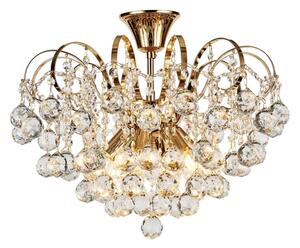 Brilagi - Lampadario a plafone CRYSTAL 6xE14/60W/230V oro